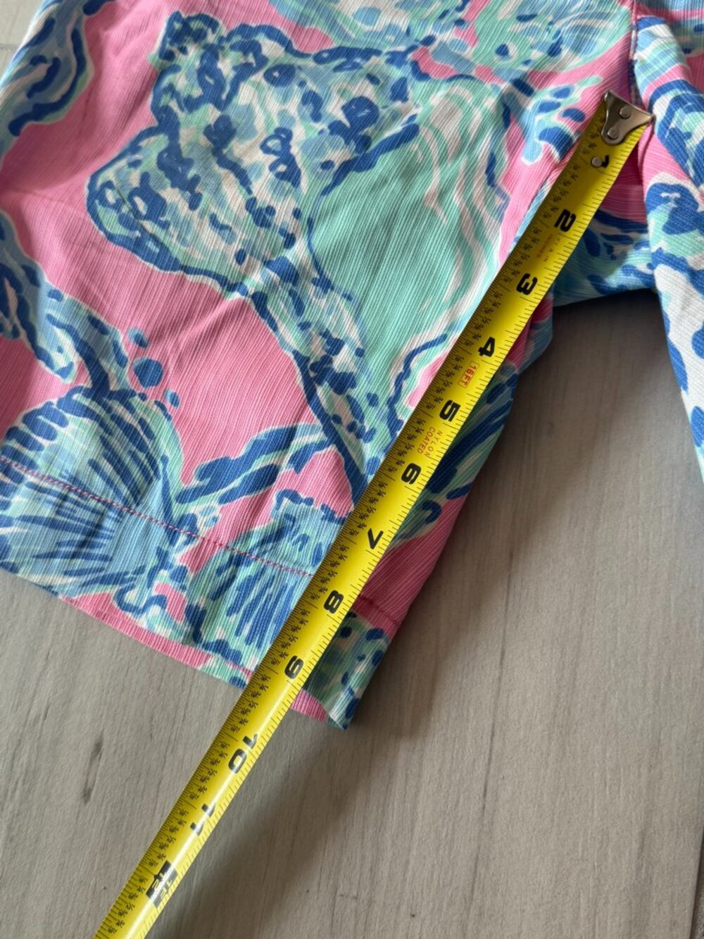 Lilly Pulitzer Barefoot Princess Chipper Shorts - Pink Pout & Blue Sz 8 - Picture 3 of 6